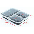 2017 Environmental disposable 3 compartment food container